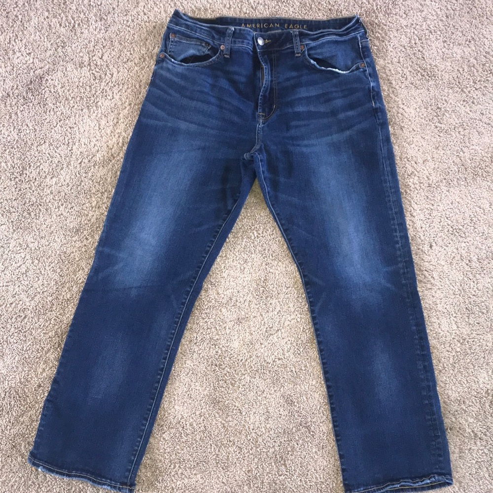 American Eagle Relaxed Straight Jeans
